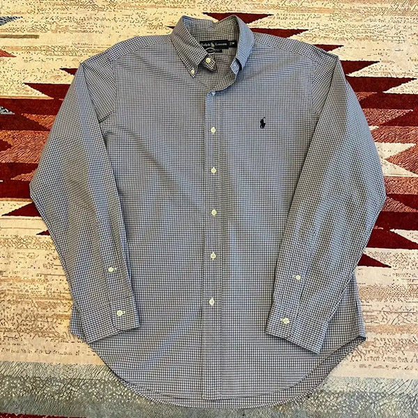 [BUNJANG] Polo Ralph Lauren Button-Down Check Shirt / 폴로 랄프로렌 버튼다운 체크 셔츠 M/95