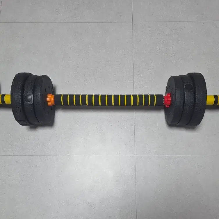 [BUNJANG] Rigojin Adjustable Dumbbell and Barbell Set / 덤벨+바벨 겸용 무게조절 아령 세트 판매합니다.