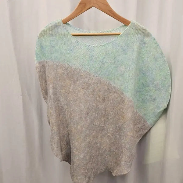 [BUNJANG] Pleats Please Issey Miyake Circle Silhouette Half T-Shirt Size F / 플리츠 플리즈 서클 실루엣 하프티  F