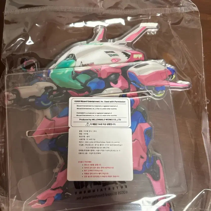 [BUNJANG] Overwatch D.Va Acrylic Stand (Sealed) / (미개봉) 오버워치 디바 아크릴 스탠드