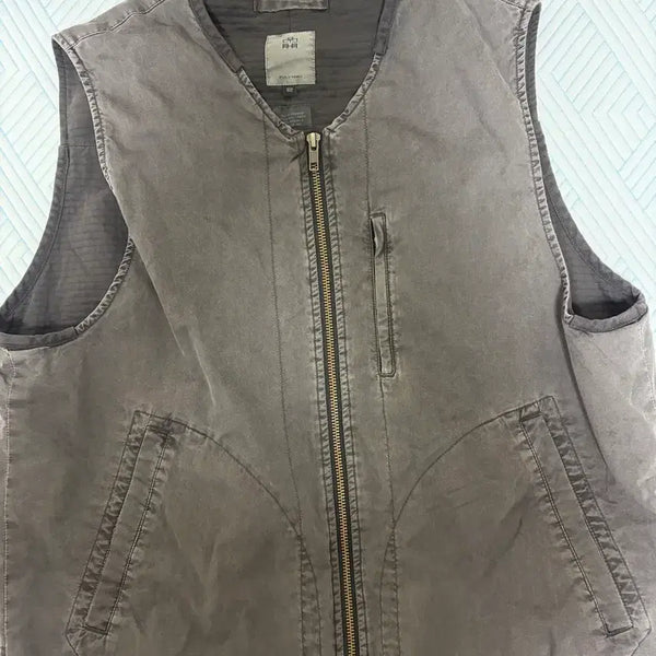 [BUNJANG] Politeru Cotton Vest Plum Gray / 2)폴리테루 코튼베스트 플럼그레이 팝니당