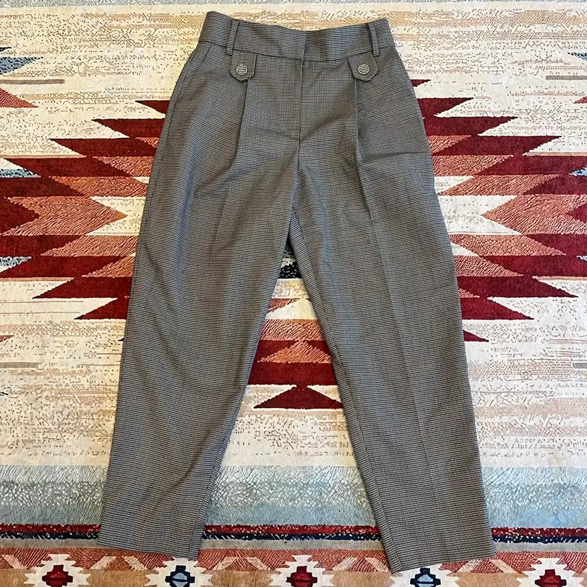 [BUNJANG] Luckychouette Houndstooth Check Slacks 36 / 럭키슈에뜨 하운드투스 체크 슬랙스 36