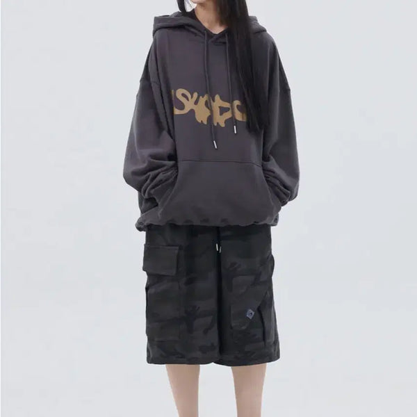 [BUNJANG] PEACEMAKER Cargo Bermuda Sweatpants (Camouflage) / 피스메이커(L) 카고 버뮤다 팬츠