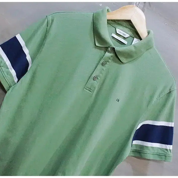 [BUNJANG] Calvin Klein Liquid Touch Short Sleeve Polo T-shirt / 캘빈클라인 리퀴드 터치 반팔 PK 티셔츠 (남성L)