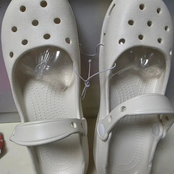 [BUNJANG] Mule Sandals White Size 240 / 뮬 샌들 화이트 240