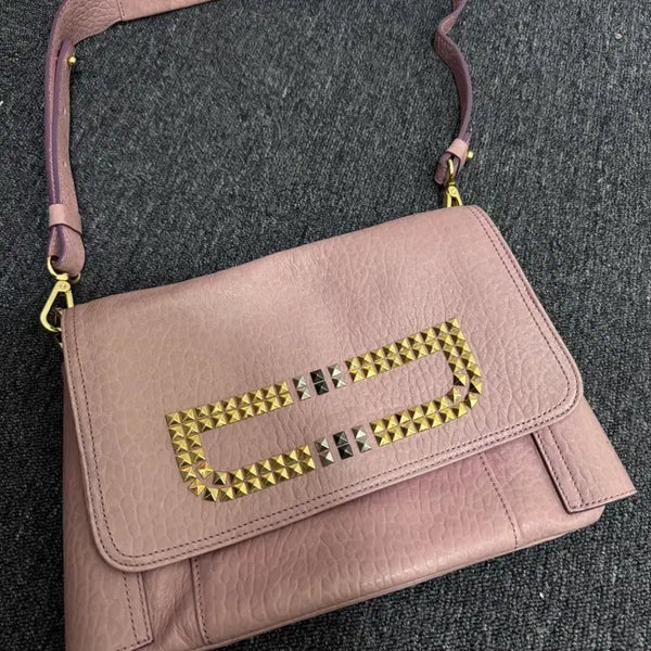 [BUNJANG] Daks Emblem Women's Crossbody Bag (Light Pink) / 닥스 크로스백