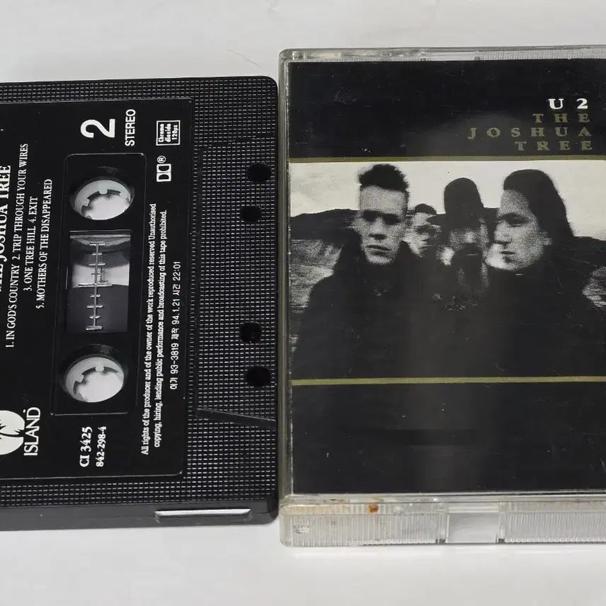 [BUNJANG] U2 The Joshua Tree Cassette Tape (Korean Licensed Edition) / U2 - The Joshua Tree 카세트테이프 (국내 라이선스반)