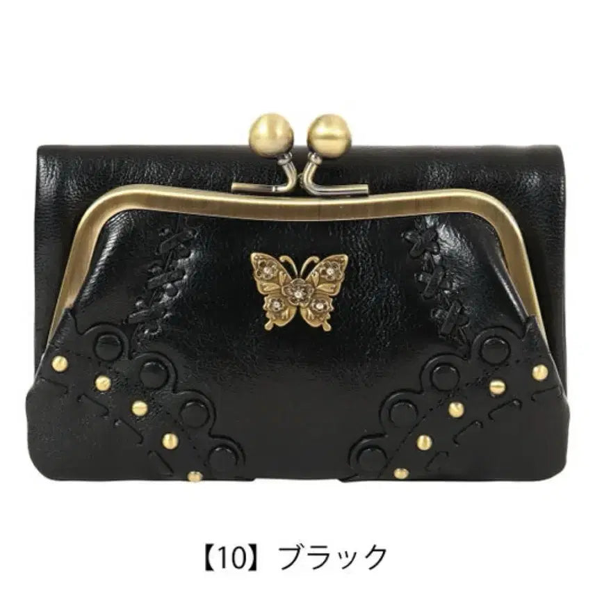 [BUNJANG] Anna Sui Butterfly Bi-fold Wallet / 안나수이 나비지갑 반지갑 블랙 동전지갑