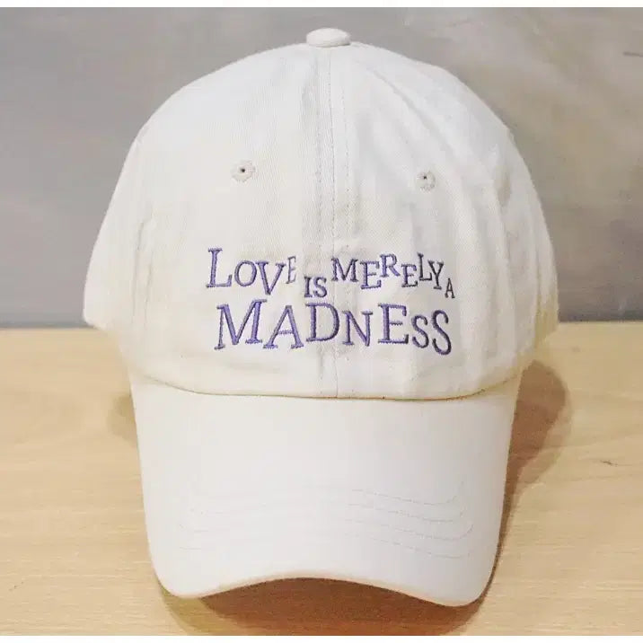[BUNJANG] Molmanon LOVE Embroidered Lettering Ball Cap / 몰마농 LOVE 자수 레터링 볼캡 (Free)