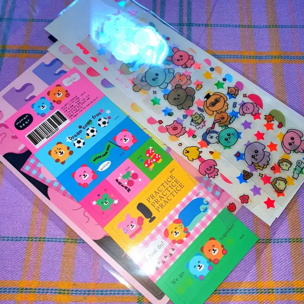 [BUNJANG] Ddakku Sticker Scraps Bundle Set / 다꾸 스티커 자투리 모음 랜봉 일괄