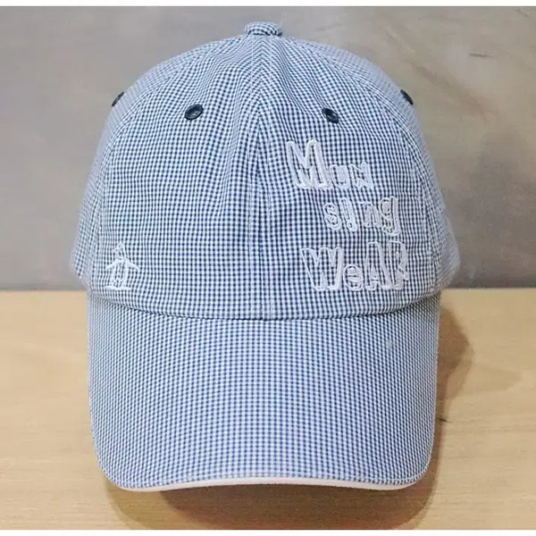 [BUNJANG] Munsingwear Golf Embroidery Logo Check Ball Cap / 먼싱웨어 골프 자수 로고 체크 볼캡 (56)