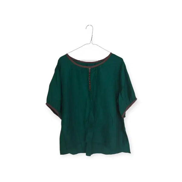 [BUNJANG] Green Blouse / 그린 블라우스