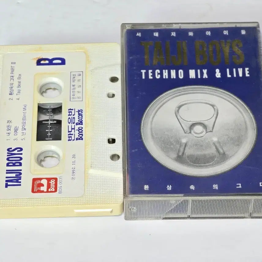 [BUNJANG] Seo Taiji and Boys Techno Mix & Live Cassette Tape (1992 First Edition) / 서태지와 아이들 - Techno Mix