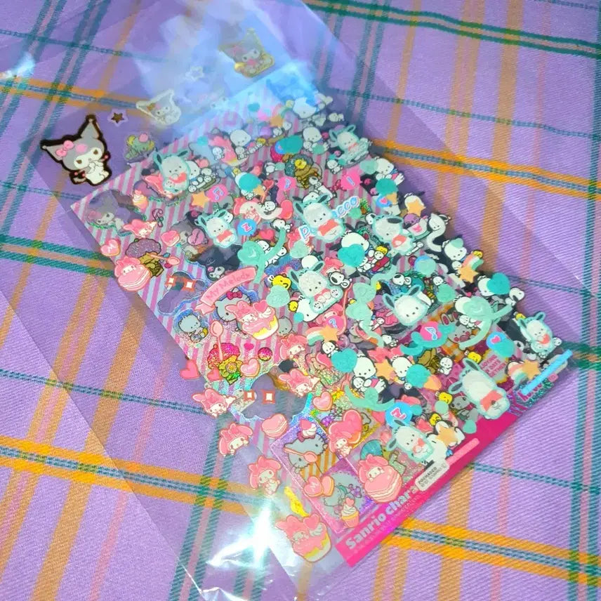 [BUNJANG] Sanrio Random Seal Sticker Pack / 산리오 랜덤 씰스티커 자투리 랜봉