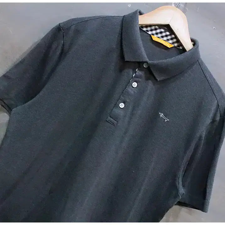 [BUNJANG] Louis Castel Golf Basic Logo Short-Sleeved PK T-shirt (Men's 110) / 루이까스텔 골프 베이직 로고 반팔 PK 티셔츠 (남성110)