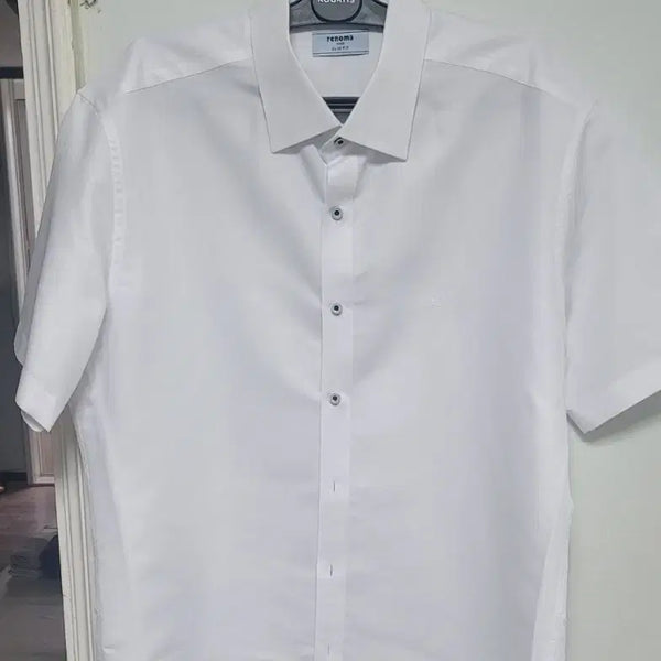 [BUNJANG] Renoma Slim Fit Short Sleeve Shirt / 레노마 슬림핏 반팔와이셔츠