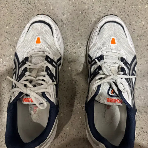 [BUNJANG] ASICS Gel-Kayano White Orange Shoes / 275) 아식스 젤카야노 화이트 오렌지