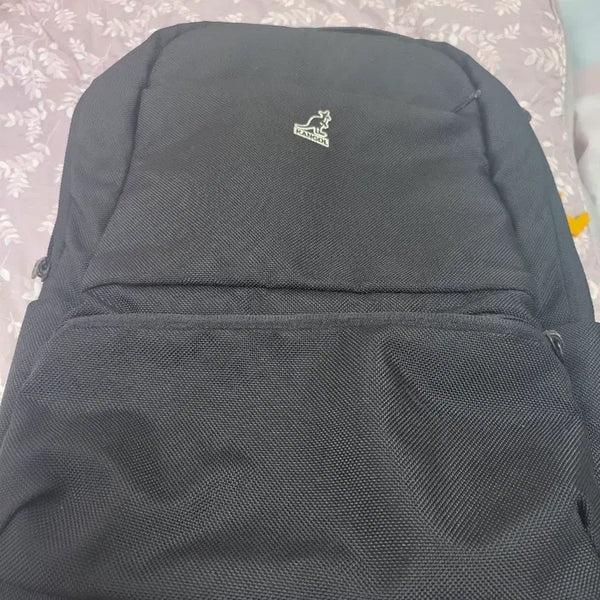 [BUNJANG] Kangol Black Backpack / 캉골 백팩 블랙