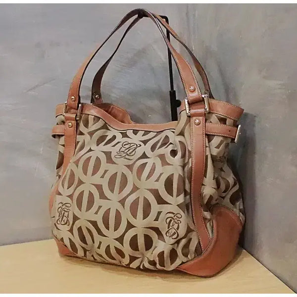 [BUNJANG] Louis Quatorze Logo Jacquard Shoulder Bag / 루이까또즈 로고 패턴 쟈가드 숄더백