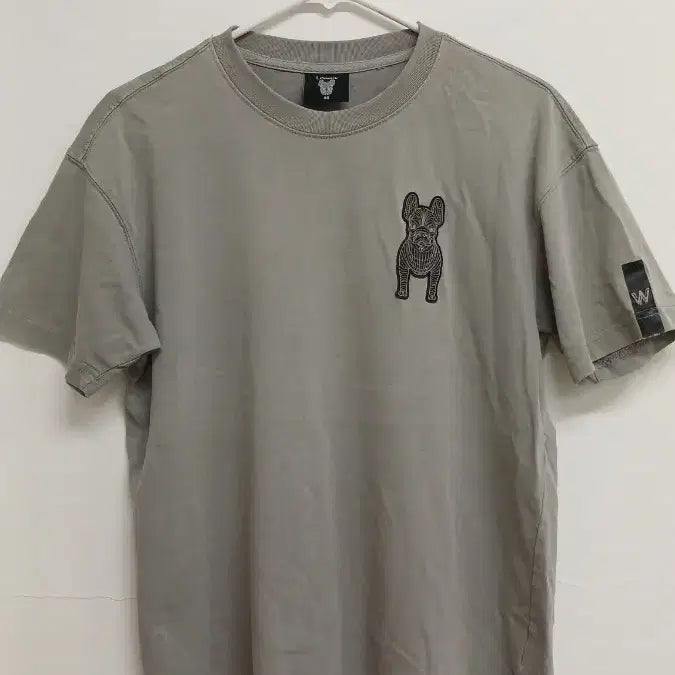 [BUNJANG] French Bulldog Printing Short Sleeve T-Shirt / 프렌치 불독 프린팅 반팔 티셔츠