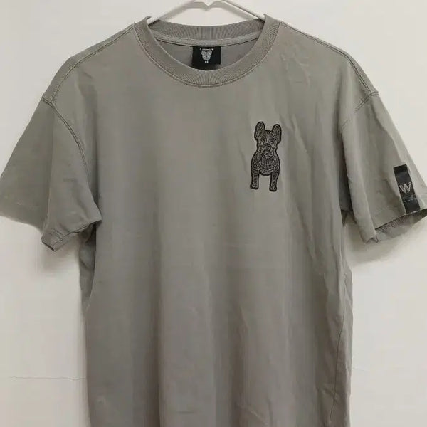 [BUNJANG] French Bulldog Printing Short Sleeve T-Shirt / 프렌치 불독 프린팅 반팔 티셔츠