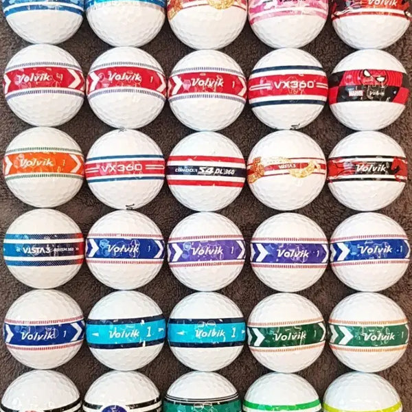 [BUNJANG] Volvik Vista Prism 360 V12 Golf Balls - 50 Count (A+/A Grade) / 볼빅 비스타프리즘360.V12등등.A+/A급50개.골프공 로스트볼