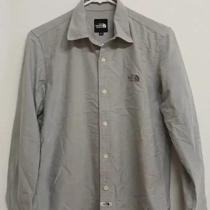 [BUNJANG] The North Face Grey Logo Shirt / 노스페이스 셔츠 그레이