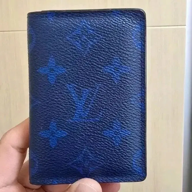[BUNJANG] Louis Vuitton Pocket Organizer Blue / [정품 / 풀박스] 루이비통 포켓오거나이저 블루