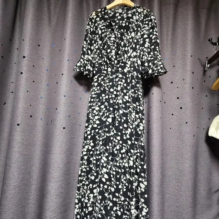 [BUNJANG] Tiara Floral Chiffon Long Dress / 티아라 TIARA 꽃무늬 쉬폰 롱원피스-66추천