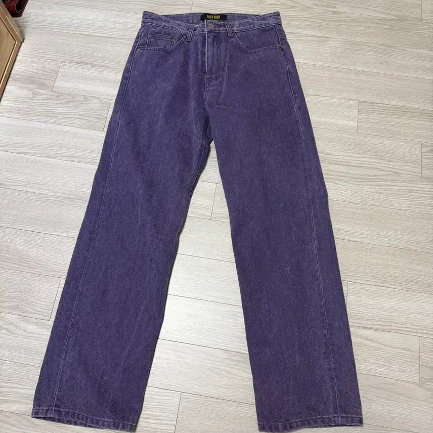 [BUNJANG] Fillogram Pigment Wide Denim Purple S / 필로그램 피그먼트 와이드 데님 퍼플 s