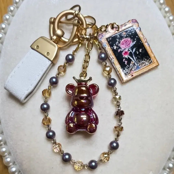 [BUNJANG] Handmade Acrylic Car Keyring with Extension Chain / 핸드메이드자동차키링