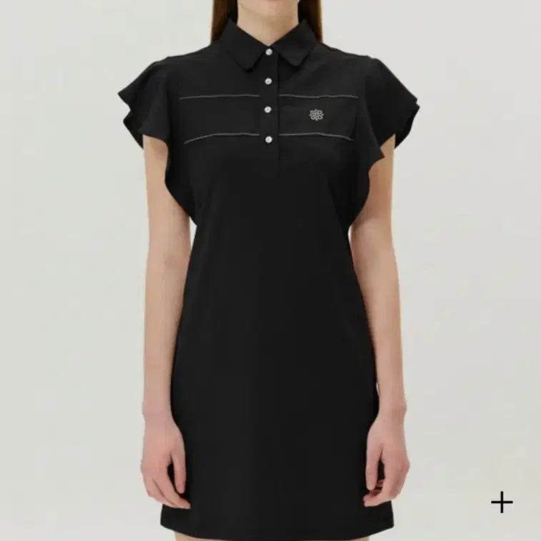 [BUNJANG] Saint Andrews Women's Frill Sleeve Glitter Line Dress / 세인트앤드류스여성프릴소매글리터라인원피스S(55-55반)