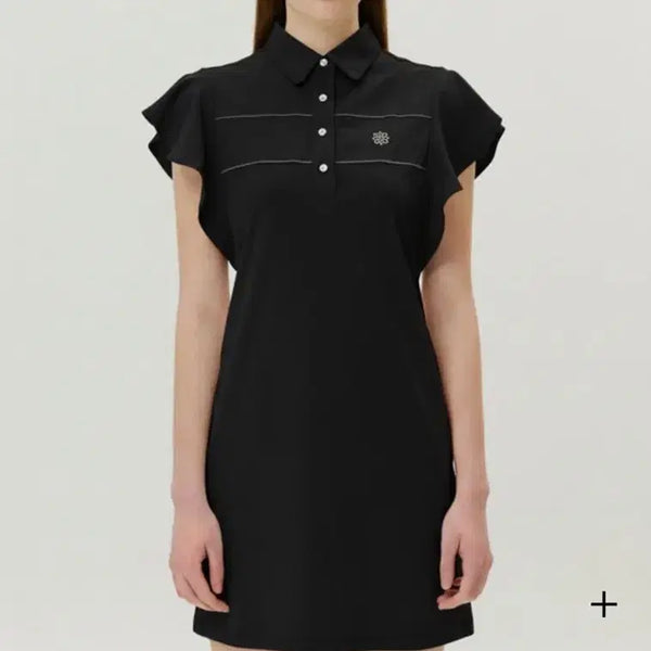 [BUNJANG] Saint Andrews Women's Frill Sleeve Glitter Line Dress / 세인트앤드류스여성프릴소매글리터라인원피스S(55-55반)