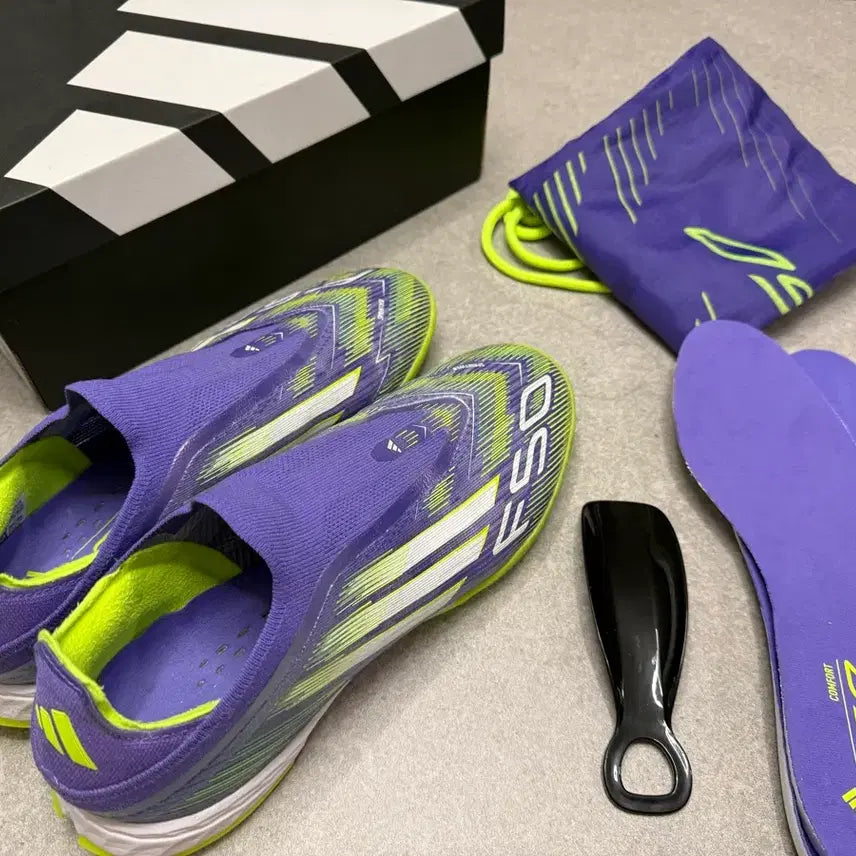 [BUNJANG] Adidas F50 Pro LL TF 270 Football Boots / 아디다스 풋살화 F50 프로 LL TF 270사이즈 판매