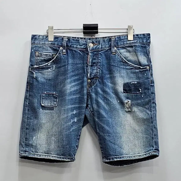 [BUNJANG] DSquared2 Camouflage Patch Denim Jeans Men's 52 (34) / 디스퀘어드2 카모플라쥬 패치 데님 빈바지 / 남 52 (34)