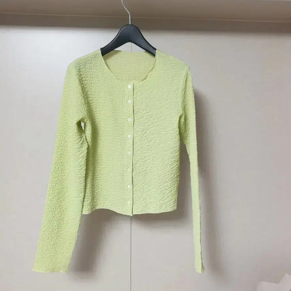 [BUNJANG] 8 Seconds Green Cardigan / 에잇세컨즈 가디건 연두