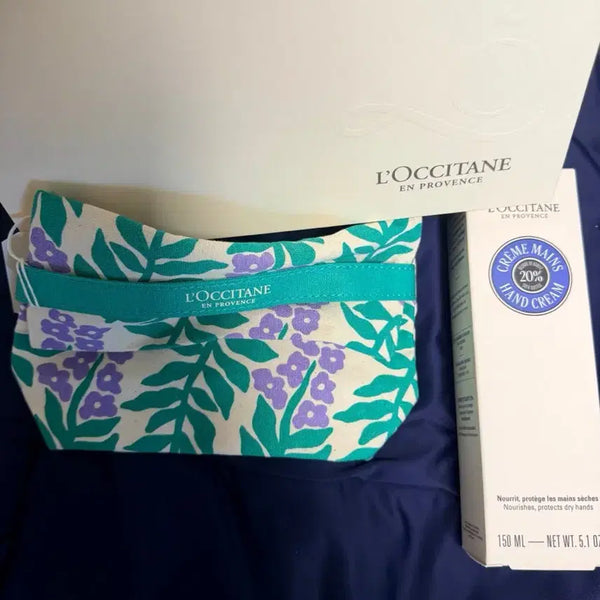 [BUNJANG] L'Occitane Shea Butter Hand Cream 150ml Pouch Set / 록시땅 시어버터 핸드크림 150ml 파우치 세트 새상품