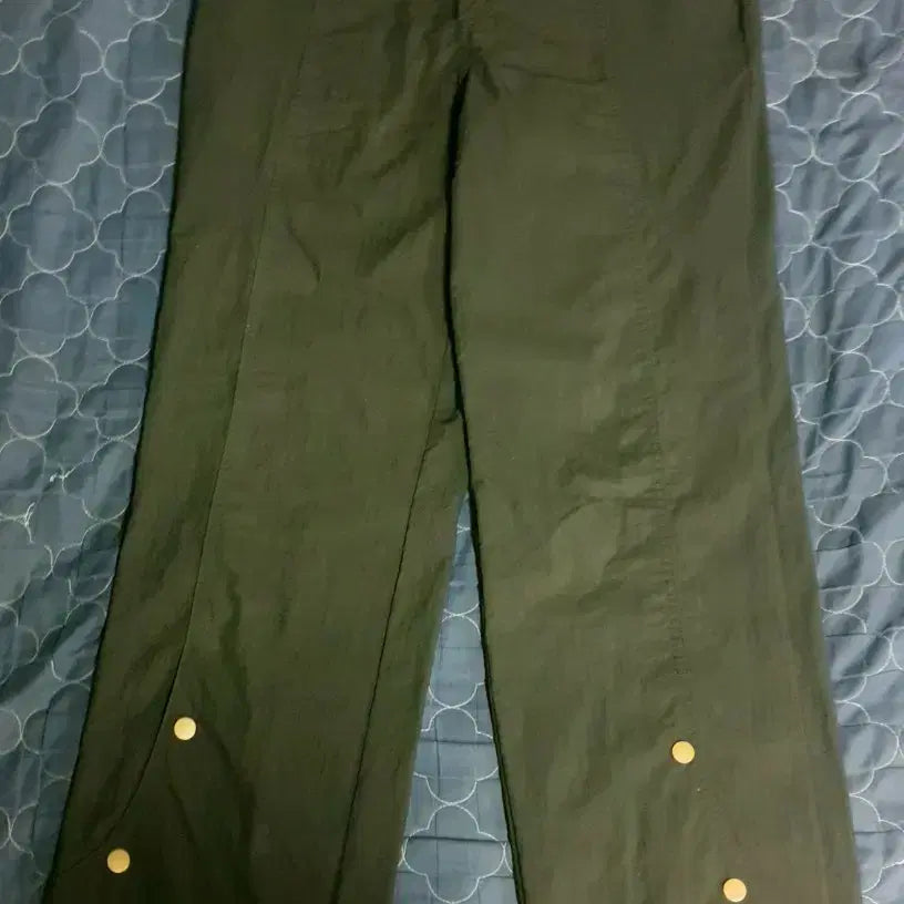 [BUNJANG] The Coldest Moment Snap Button Cotton Nylon Adjust Pants Black (M) / 더콜디스트모먼트 스냅 버튼 코튼 나일론 어드저스트 팬츠 블랙 (M)
