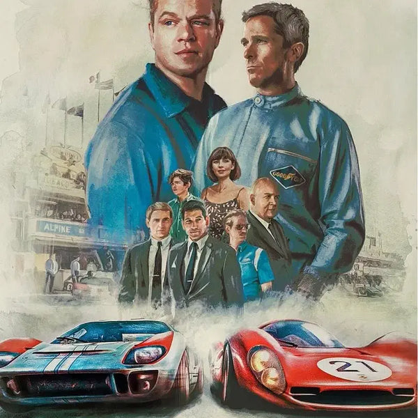 [BUNJANG] Ford v Ferrari Dollywood Cinema A3 Poster / 포드V페라리 돌비시네마 포스터 A3 메가박스 포대페 dolby