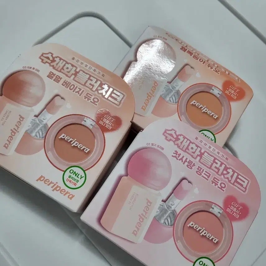 [BUNJANG] Peripera Watercolor Blurry Talk Cheek Set / 페리페라 수채화 블러리 톡 치크 기획세트 01 02. 03