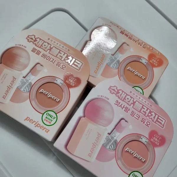 [BUNJANG] Peripera Watercolor Blurry Talk Cheek Set / 페리페라 수채화 블러리 톡 치크 기획세트 01 02. 03