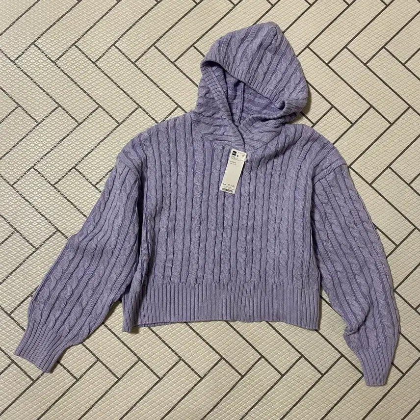 [BUNJANG] GU Hooded Knit / 새상품)GU 후드니트