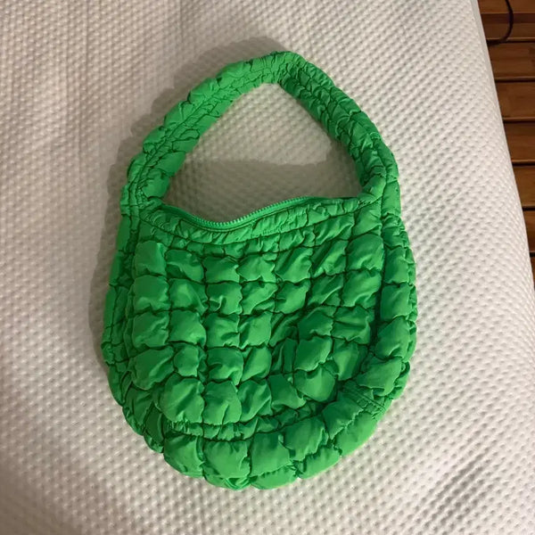 [BUNJANG] COS Quilted Mini Bag Bright Green / COS 퀼티드 미니백 브라이트 그린