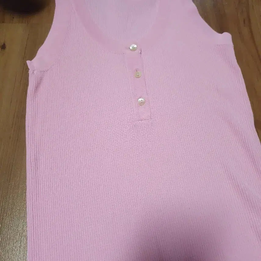[BUNJANG] Ko So-young Zara Pink Ribbed Knit Top / 고소영 님 핑크 탑