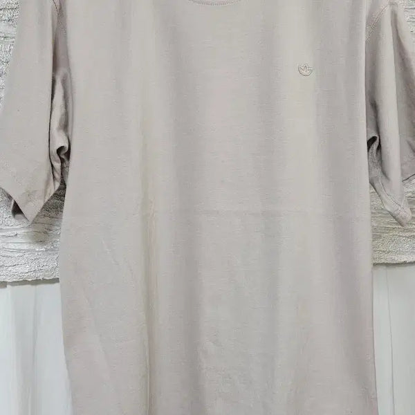 [BUNJANG] Adidas Men's Oversized Cotton T-Shirt (One Size) / (프리사이즈) 아디다스 오버핏 코튼100  남성반팔티