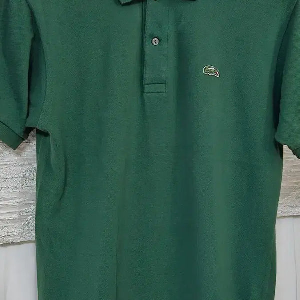 [BUNJANG] Lacoste Men's Polo T-Shirt Classic Fit Green Size 100 / (100)라코스테 남성 폴로반팔티
