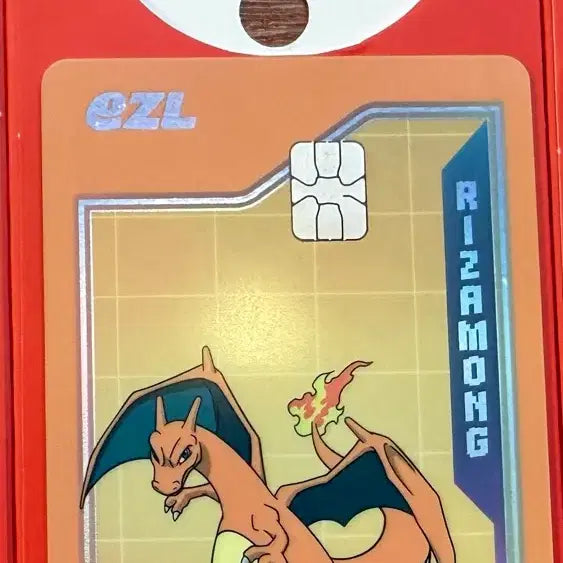 [BUNJANG] Pokemon Charizard Transit Card / 이즐) 포켓몬 교통카드 - 리자몽