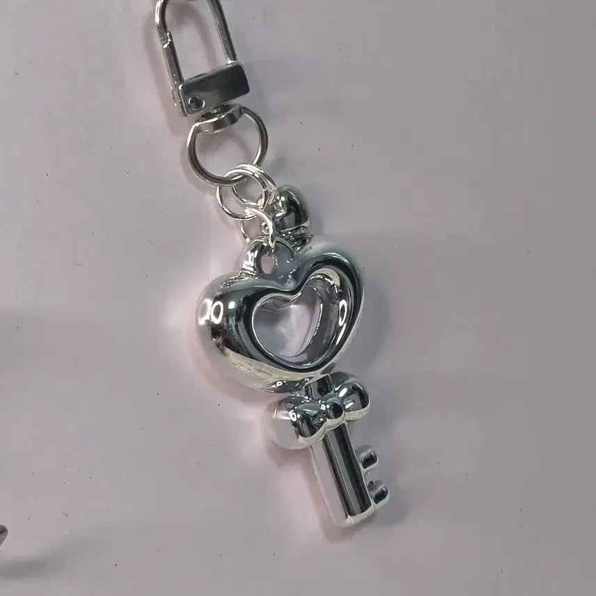 [BUNJANG] Silver Heart Keyring / 실버 하트 키링 (개당 1500