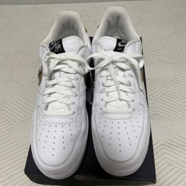 [BUNJANG] Nike Air Force 1 Low Retro 'Ivory Snake' Sneakers / 나이키 에어포스 뱀피 스우시