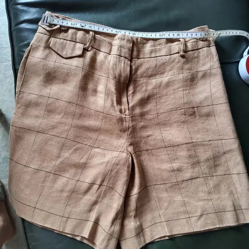 [BUNJANG] J by Linen Checkered Shorts / J BY린넨반바지